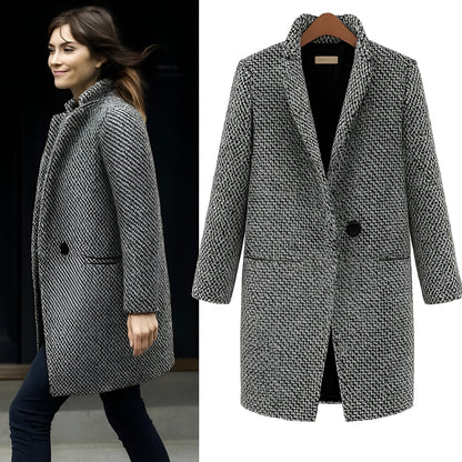 Camilla™ | Cappotto Elegante in Lana Mista