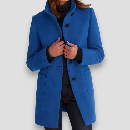 Clara™ | Cappotto Elegante in Lana Mista