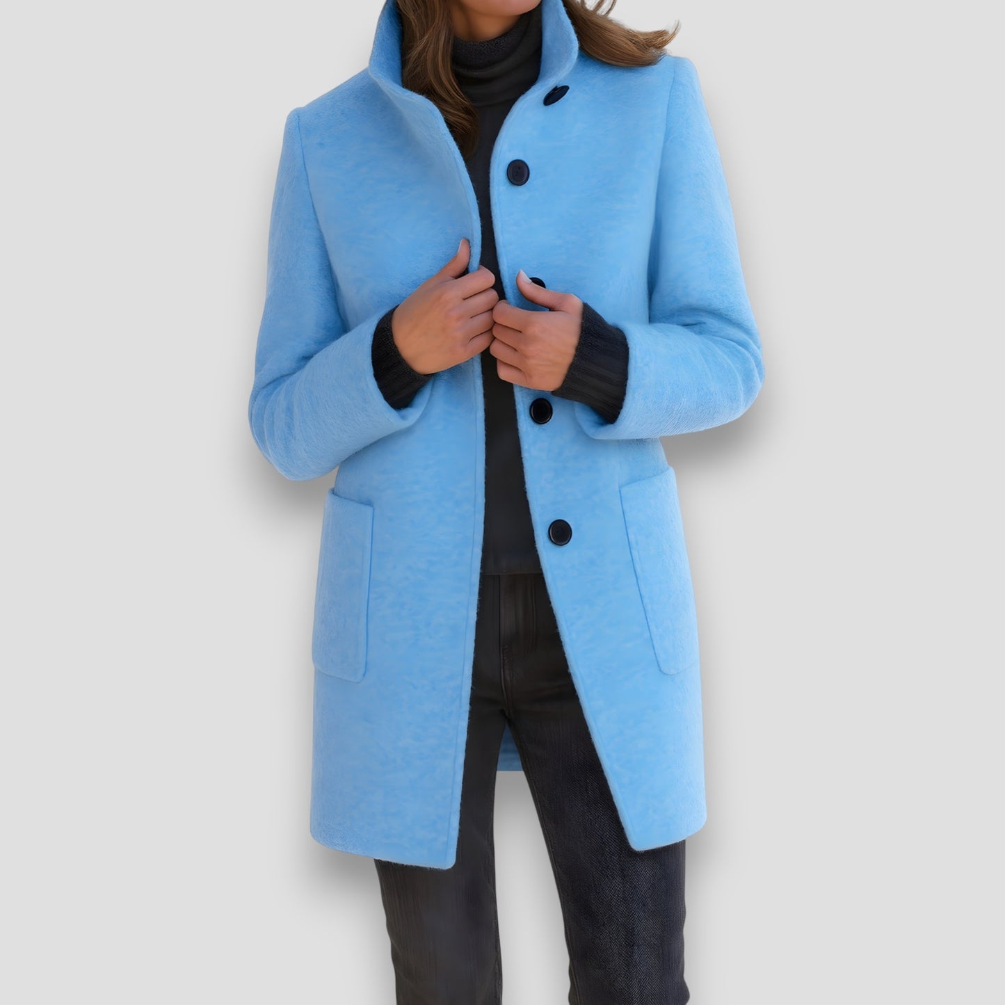 Clara™ | Cappotto Elegante in Lana Mista