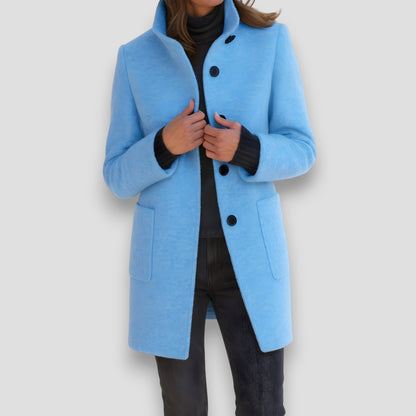 Clara™ | Cappotto Elegante in Lana Mista