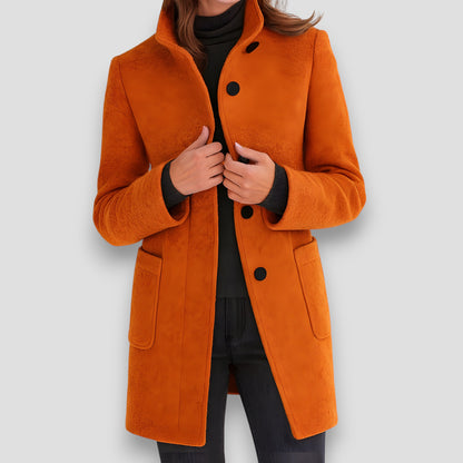 Clara™ | Cappotto Elegante in Lana Mista