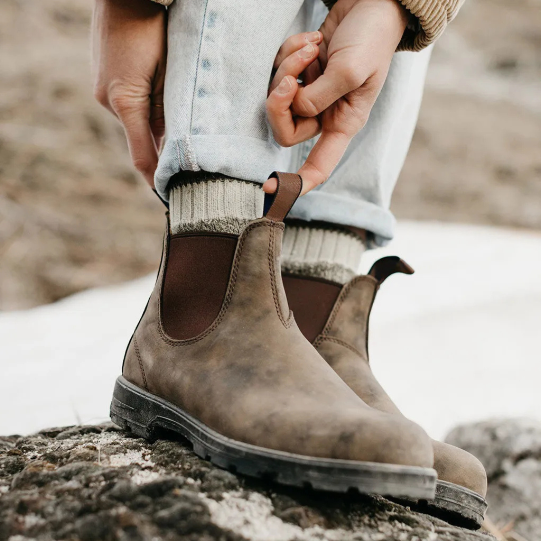 Beatrice™ | Eleganti Stivaletti Chelsea Taupe