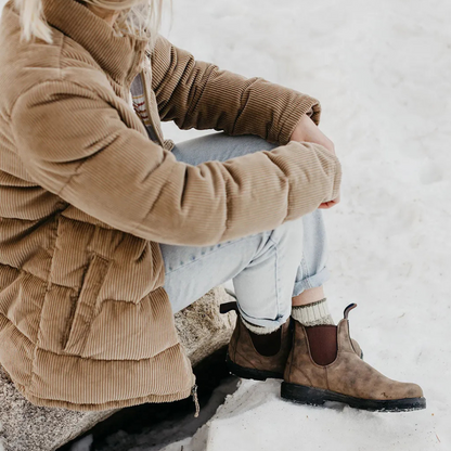 Beatrice™ | Eleganti Stivaletti Chelsea Taupe