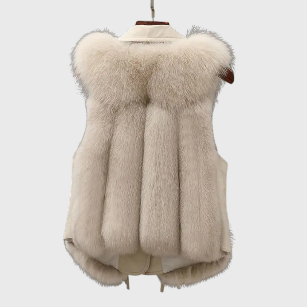 Alessia™ | Elegant Leren Gilet