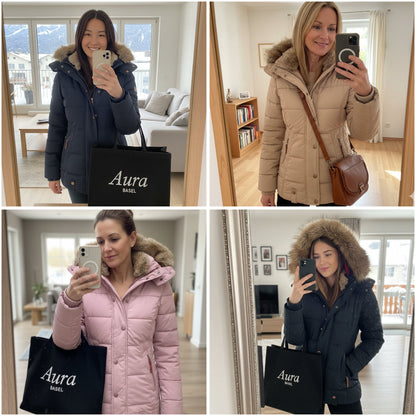 Giulia™ | Caldo Cappotto Invernale con Fodera in Pelliccia Morbida